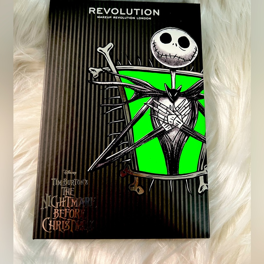 Nightmare before Christmas eyeshadow pallet revolution jack